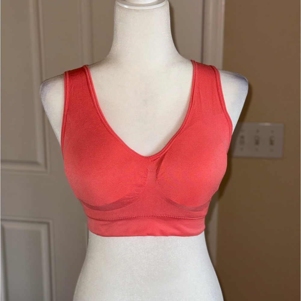 Peach Pink Sports Bra Size 2XL